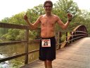 Bill running strong on the Ultra Marathon of the DPRT Races