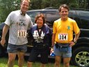 Jay (26.2), Karen (13.1), Dave (26.2). All finishers!