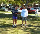 Chris (Race Director), speaking with Jay