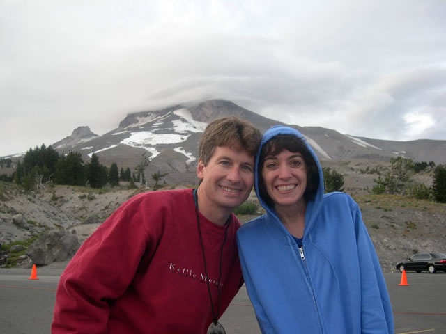 Bill and Michelle stay relaxed