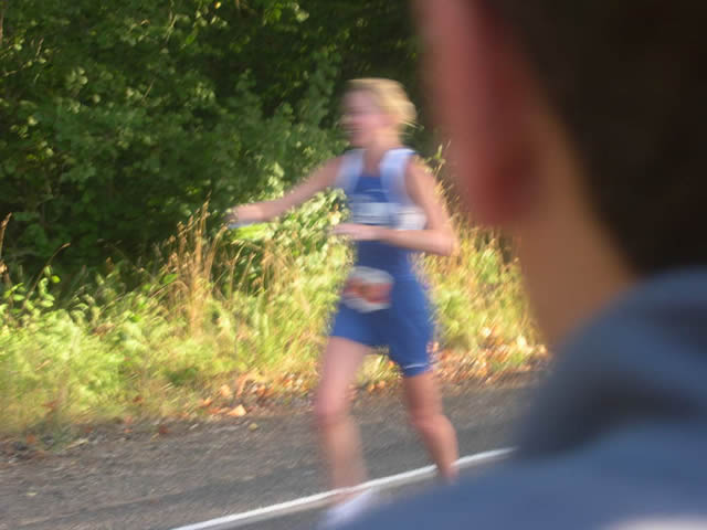 Jenn finishes her 2nd leg