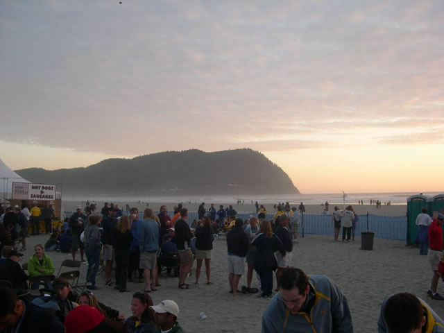 Seaside... finish line for the Hood to Coast Relay