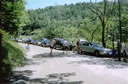 Bill at the Camp 10 Bear aid station - first of two times