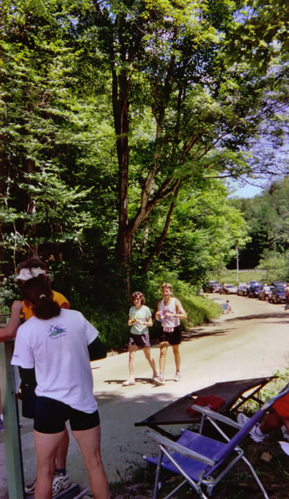 Bill at the Camp 10 Bear aid station - first of two times