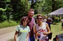 Michelle, John, and Bill at the Camp 10 Bear aid station - first of two times