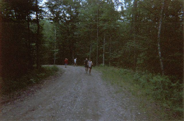 Entering aid station West Winds