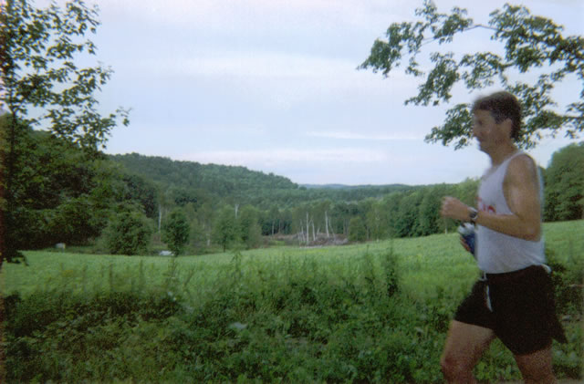 Michelle performs double duty - running and photographing