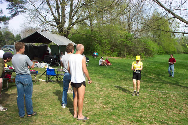 Lisa Conover finishes her 50 mile run