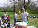 Lisa Conover with race director Andy Weinberg