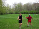 Some ultra runners finishing... some continuing on