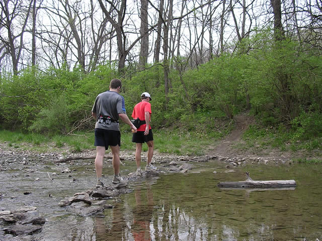 Great balance displayed late in Steve's 50 miler
