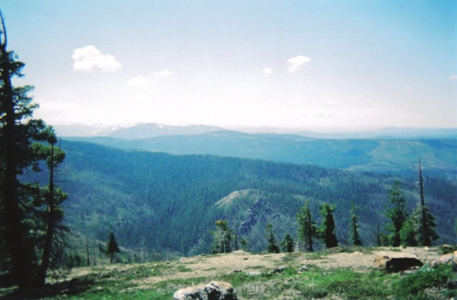 Trail crossing the High Country