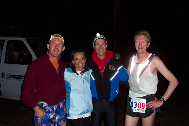 Mark, Angie, Michael and Dan - 1/3 of the Greater Chicago Running Team