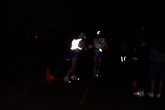 Mark hands off to Michael at TA 11
