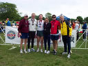 Greater Chicago Running Team at the finish of the Great Midwest Relay