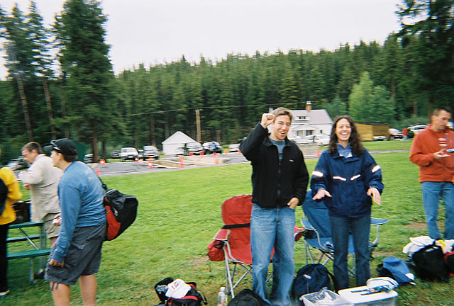 Aaron and Joanne at Fish Hatchery
