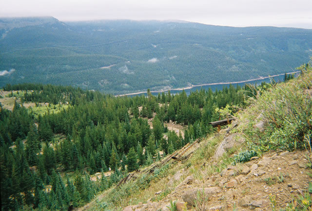 Looking back while approaching Sugarloaf Pass at 11,100 feet