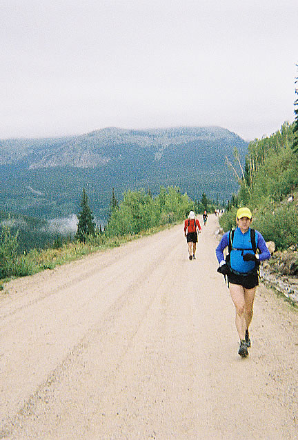 Smoother surface heading up Hagerman Pass Road