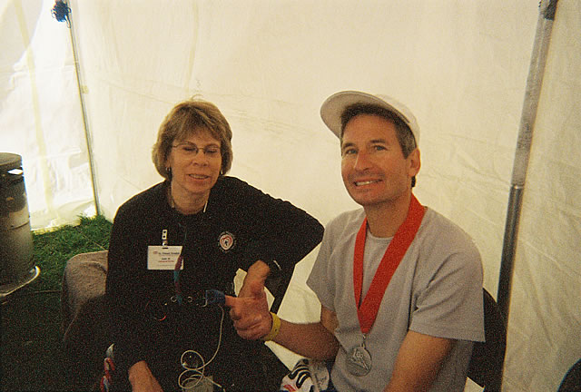 Post race medical checkup
