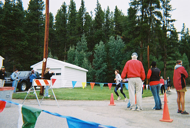 Michelle catches the early action