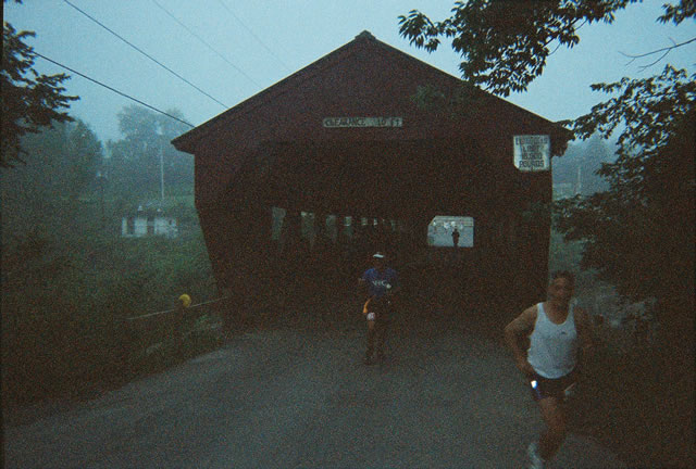 Gary Knipling at the Taftsville Covered Bridge