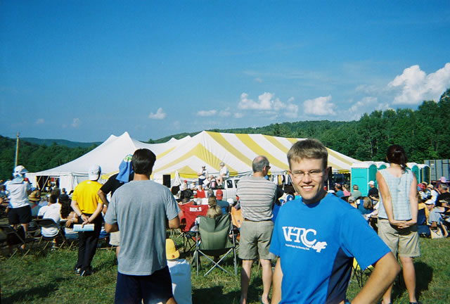 Keith Knipling at the pre-race meeting