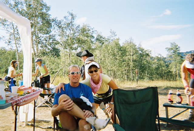 Rob Hills of St. Louis, MO with his skillful guide Missy of Utah