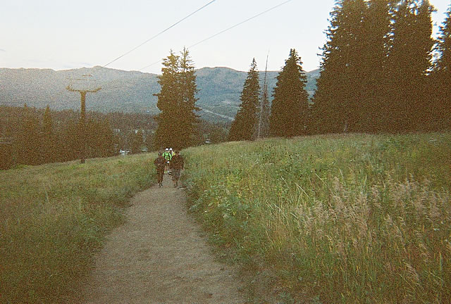 Sunday morning climbing to more mountaintops