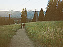 Sunday morning climbing to more mountaintops