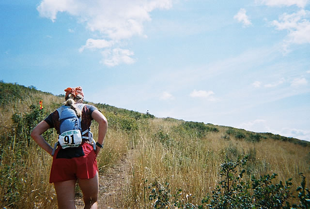 Local ultra runner Carolyn Luckett