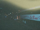 Busses load and deliver runners to the start