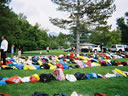 Drop bags await collection