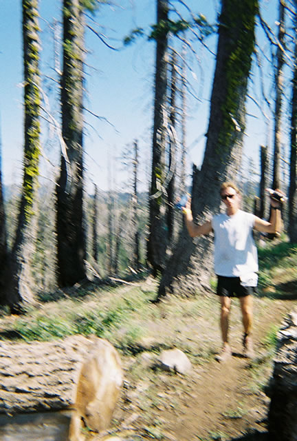 Doug cruises Star Ridge around 7000' elevation