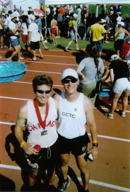 Finish line at Placer HS - Auburn, CA