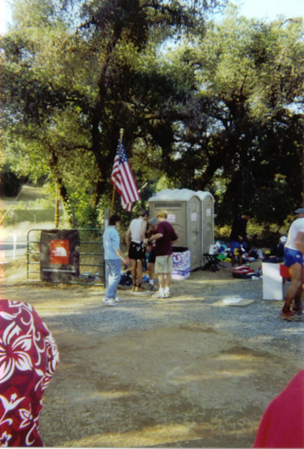 Highway 49 aid station - 93.5 miles