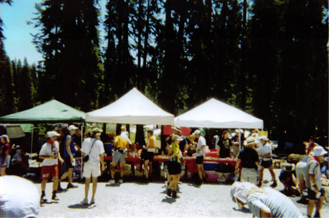 Noon rush at Robinson Flat