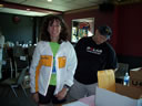 Teammates Michelle and Bob