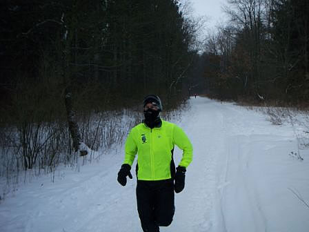 A frosty Craig Bunk led all runners