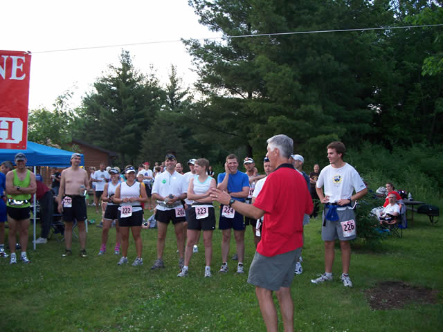 38 mile fun runners assemble for their 8pm start 38 mile fun runners assemble for their 8pm start