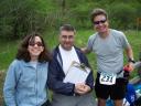 Ian Stevens keeps close tabs as runners make their way through the 26 mile checkpoint