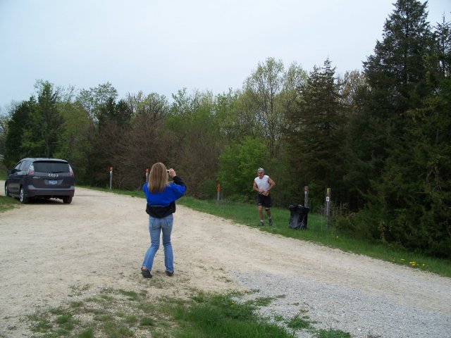 Beth Hall captures Larry Hall at Horseman's Park