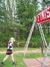 Mary Gorski makes the finish