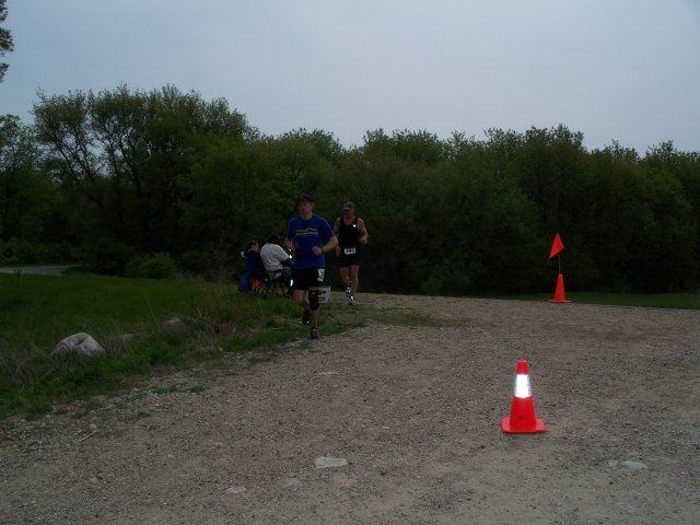 Joe Winch of Knoxville, IA leads Ani Mal of DSM, IA