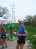 Mile 33 - Parrot Head station. Kathy and Tom