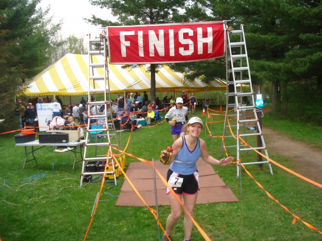 Julie Bane finishing!