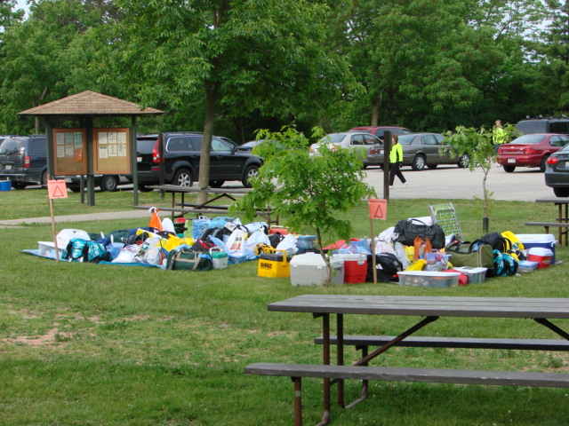 Drop Bags at Start Finish