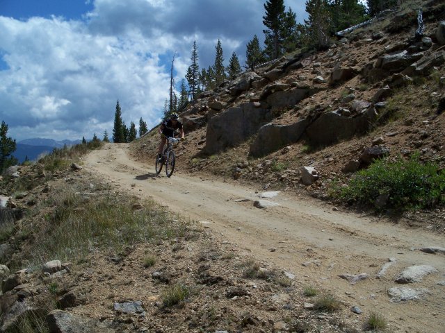 Lung expanding mountain training on Sugarloaf Pass before the Leadville Trail 100