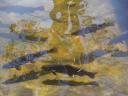 Cutthroat trout take in the action