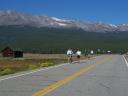 Road running at 9600 feet in the Arkansas Valley