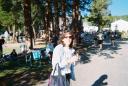 Michelle meets Bill at Fish Hatchery